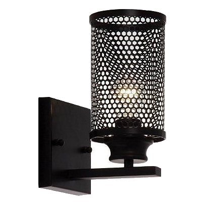 Bright Star Wb487/1 Black Wall Light