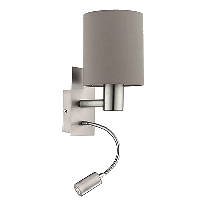 Eurolux W353T Pasteri Satin Chrome Wall Light