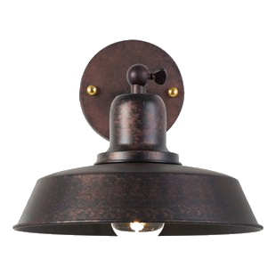 Eurolux W495Abr Antique Brown Wall Light
