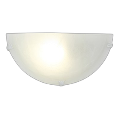 Eurolux W55A Alabaster Satin Chrome Wall Light