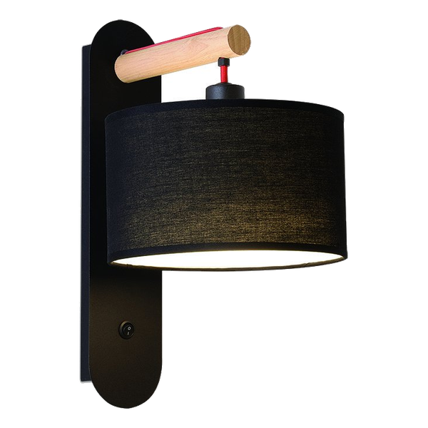 Spazio 5280.01.30 Langham Black Wall Light