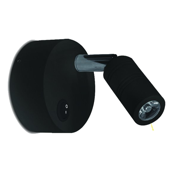 Spazio 8283/3030 Nora Compact Black Wall Light