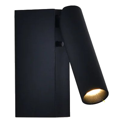 Spazio 8299.3030 Time Up Black Led Wall Light
