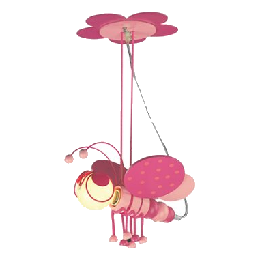 Bright Star Pen072 Butterfly Pink Pendant