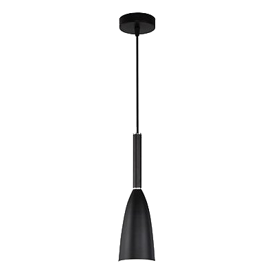 Bright Star Pen244/1 Black Metal Pendant
