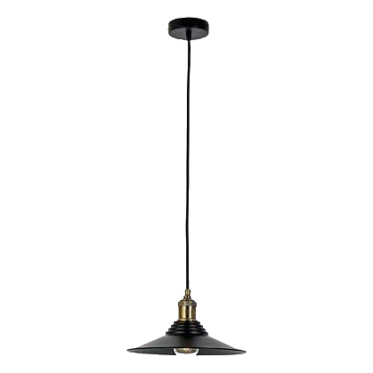 Bright Star Pen265 Matt Black Pendant