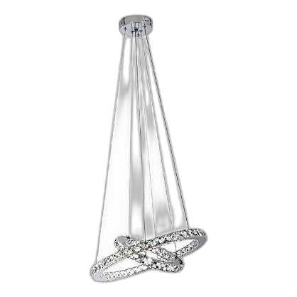 Bright Star Pen291 Stainless Steel & Crystal Pendant