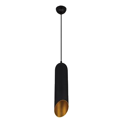 Bright Star Pen320 Matt Black & Gold Pendant