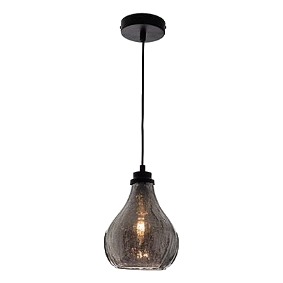 Bright Star Pen415 Chrome Glass Pendant