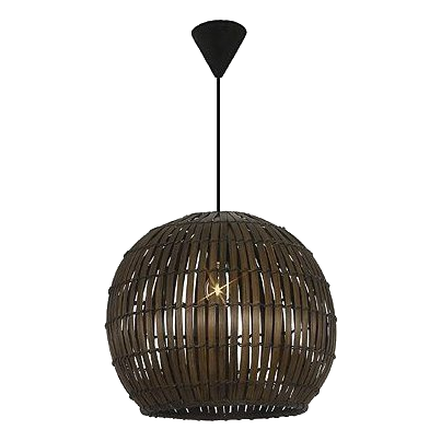 Bright Star Pen431/1 Brown Bamboo Pendant