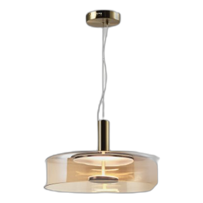 Bright Star Pen437 Cct Amber Pendant