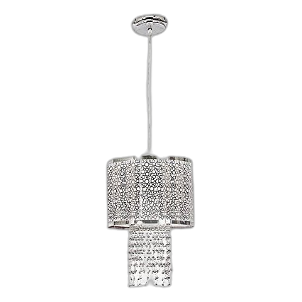 Bright Star Pen486 Polished Chrome & Beads Pendant