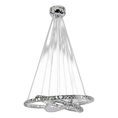 Bright Star Pen487 Stainless Steel & Crystal Pendant