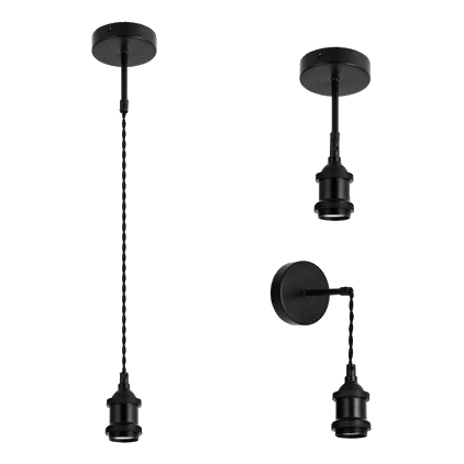 Bright Star Pen500 Matt Black Pendant