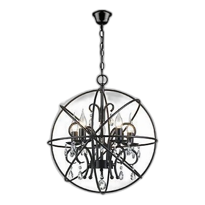 Bright Star Pen529 Black & Crystal Pendant