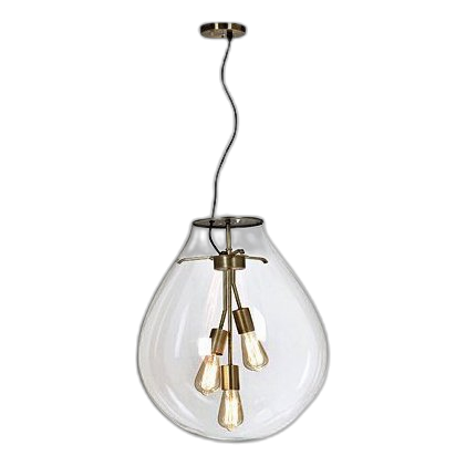 Bright Star Pen571 Matt Brass Pendant