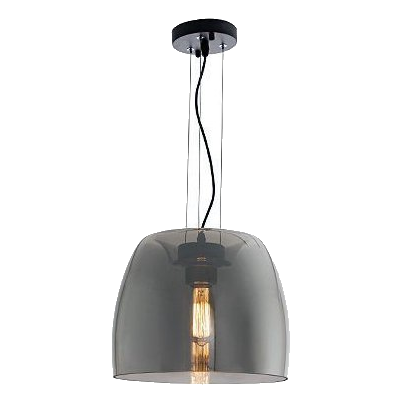 Bright Star Pen599 Smoked Glass Pendant