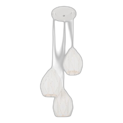 Bright Star Pen638/3 White Pendant