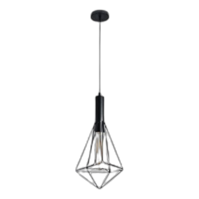 Bright Star Pen728 Black Metal Pendant