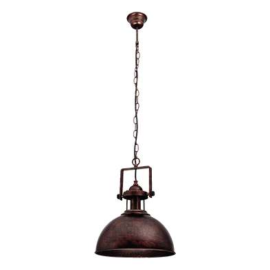 Bright Star Pen743/1 Black Rust Pendant