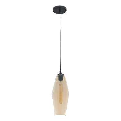 Bright Star Pen756 Amber Glass Pendant