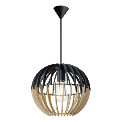 Bright Star Pen811 Black Bamboo Pendant