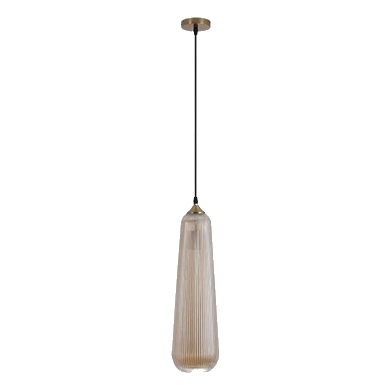 Bright Star Pen839 Amber Metal Pendant
