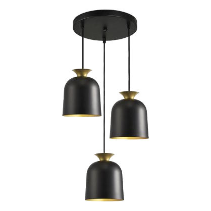 Bright Star Pen962/3 Black & Gold Iron Pendant