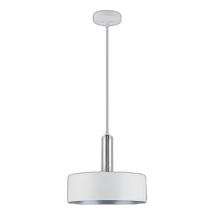 Bright Star Pen967 Matt White With Chrome Pendant