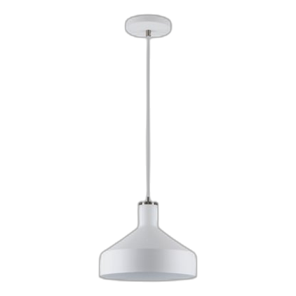Bright Star Pen971 Sand White & Satin Chrome Pendant