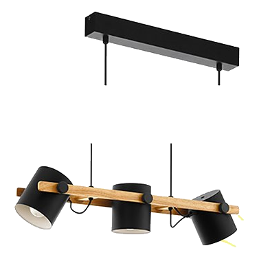 Eurolux P1125 Hornwood Black & Brown Pendant