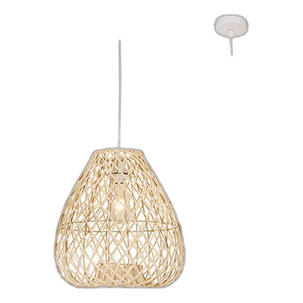 Eurolux P1291N Albert Nal Woven Rattan Pendant