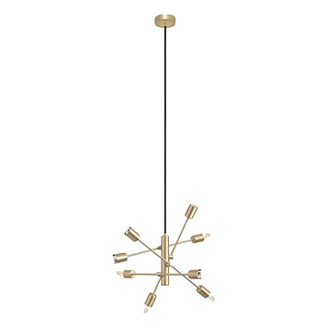 Eurolux P1348 Gradoli Brushed Brass Pendant