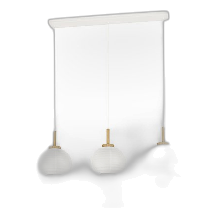 Eurolux P1355 Summerhill White & Brown Pendant