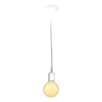Eurolux P470W Silicone White Pendant