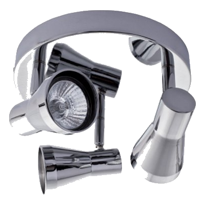 Bright Star S065/3 Chrome Spotlight