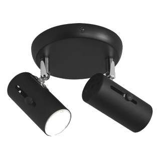 Bright Star S120/2 Matt Black Spot Light