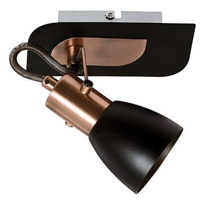 Bright Star S156/1 Black & Copper Spot Light