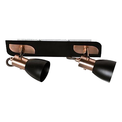 Bright Star S156/2 Black & Copper Spot Light