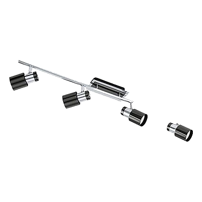 Eurolux S374B Davida Black & Chrome Spot Light