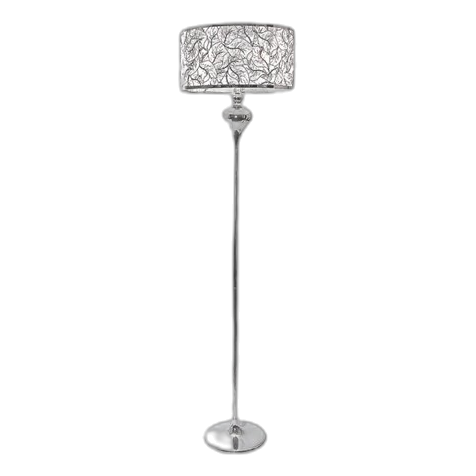 Bright Star Sl052 Polished Chrome Floor Lamp