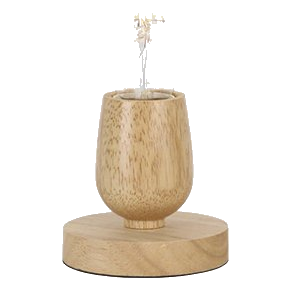 Bright Star Tl678 Light Wood & Metal Table Lamp