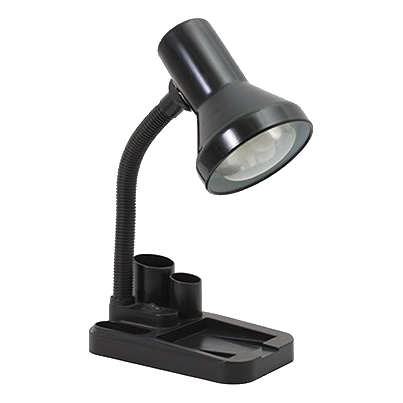 Eurolux T24B Black Organizer Desk Lamp
