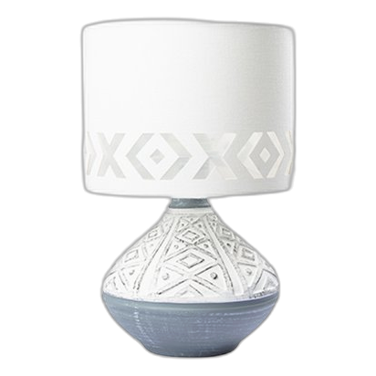 Eurolux T650Bl Bali Grey & White Table Lamp