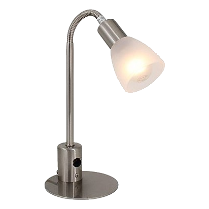 Eurolux T72Sc Nicola Satin Chrome Desk Lamp