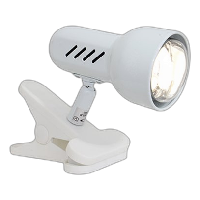 EUROLUX T79W WHITE  65mm MINI TURBO DESK CLAMP