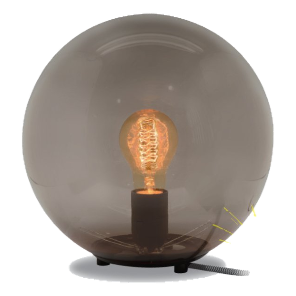 Spazio 1020.2502 Global Smokey Grey Table Lamp