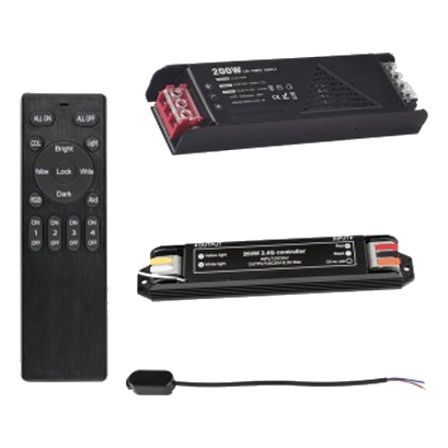 Bright Star S322/4 Black Slimline 4 Piece Set
