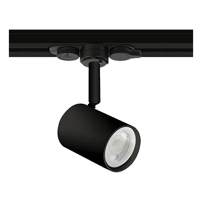 Spazio 8911.30T4 Pulse Black 4 Wire Track Spot Light