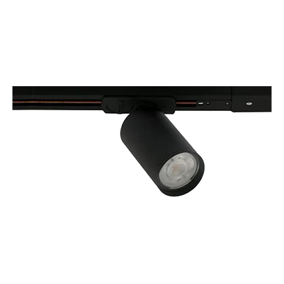 Spazio 8920.1.30 Kaapstad Black Adjustable 3 Wire Track Spot Light